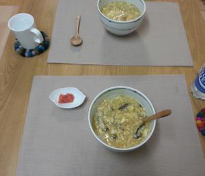 わがまま彼女の晩ごはん 腹痛時の晩ごはん